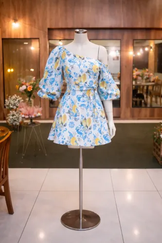 Vestido ombro só 