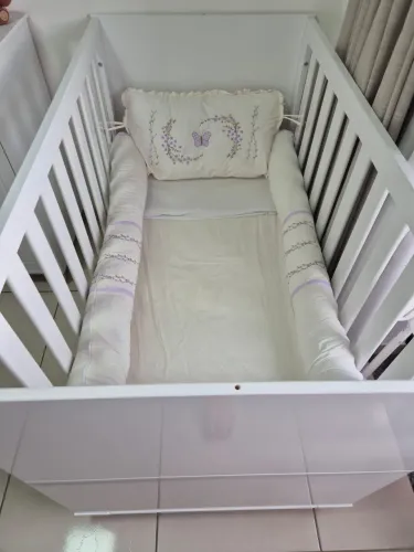 Berço Matic 3 em 1 + Colchão Ortobom MUITO NOVO
