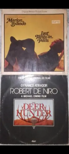 2 LPs filmes Último Tango e Franco Atirador