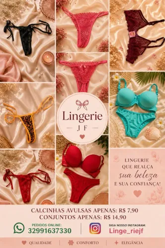 Lingeries e calcinhas