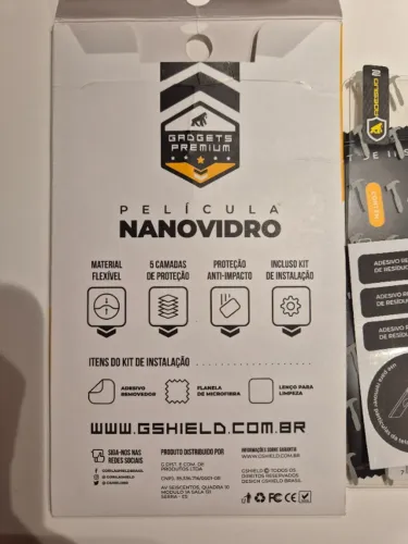 Película de nano vidro samsung galaxy a52s gorila shield nova