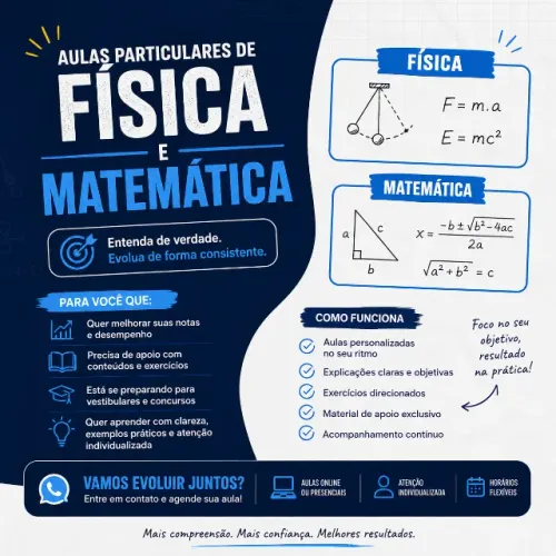 Aula Particular - Física e Matemática