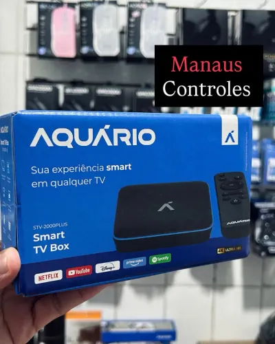 Tv Box STV 2000 Plus Aquário Wi-Fi 2.4GHz 16GB / 2GB ( Promoção )