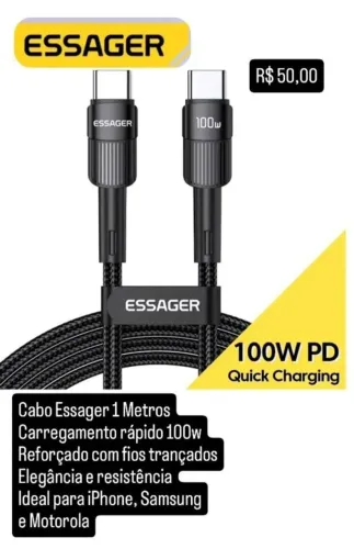 Cabo Essager 100W - 1 Metro
