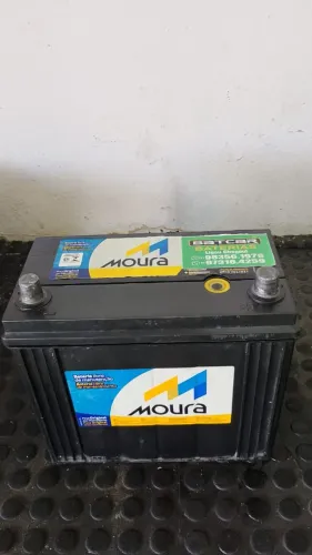 Bateria Moura 50AH Jd específica seminova fabricação 2025 entrega e instalação grátis ?