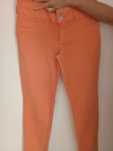 Calca jeans terra cota Tam 44