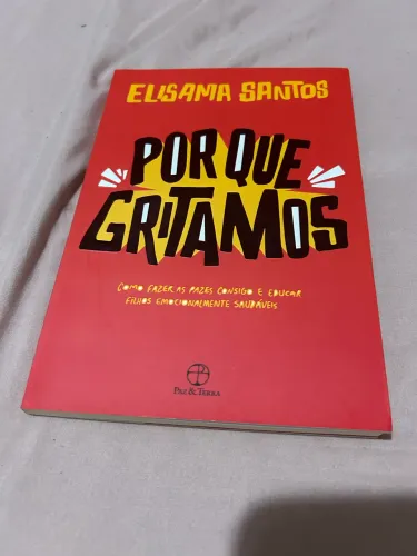 Livro Porque gritamos, de Elisama Santos