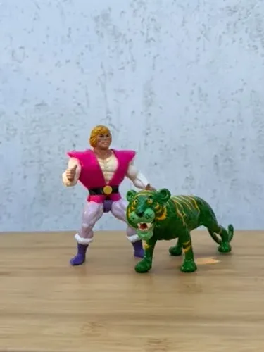 Boneco Vintage Príncipe Adam e Pacato (Mestres do Universo)