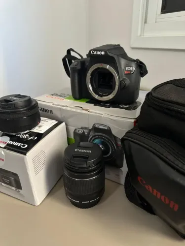 Cannon t7 plus completa+ lente 50mm