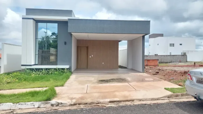 Casa nova em condomínio no Aldebaran Leste com 3 Q sendo 2 suítes 1 master com closet