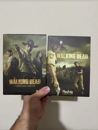 BOX DVD 1 e 2 TEMPORADA DE THE WALKING DEAD NOVO COLECIONADOR