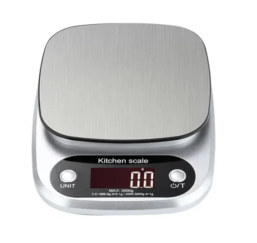 Balança de Precisão cozinha digital 10kg 1g Inox