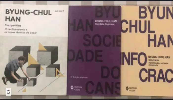 Coleção de Livros Byung-Chul Han + Necropolítica