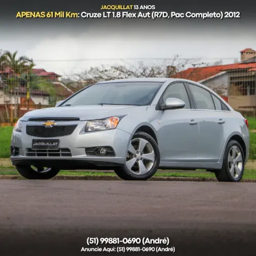 Chevrolet Cruze LT 1.8 16V Flexpower 4P Aut. 2012