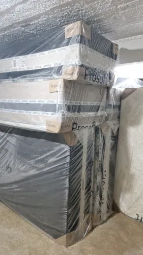 cama box. casal e solteiro 12cm de espuma, preço de fábrica!