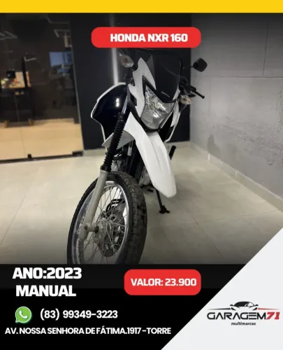 NXR 160 BROS /  ESDD BRANCA 2022/2023