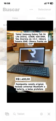 Tablet Samsung Galaxy Tab S6 Lite