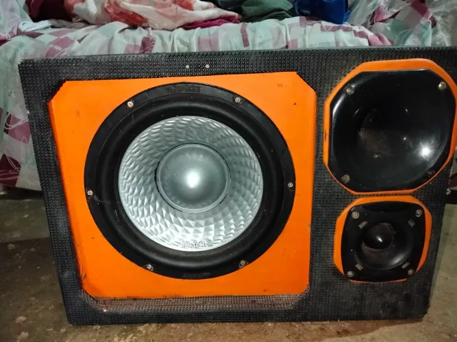 Som Sub 12 para vender com módulo incluso, 500 reais 