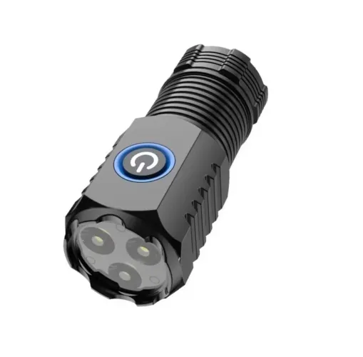 Mini Lanterna tática Led Recarregável T12 (Luz Branca)