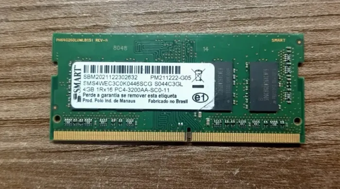 Memória RAM Smart DDR4 4GB PC4-3200aa