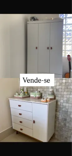 Guarda Roupa e Cômoda de bebê 