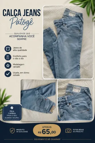 Calça patogê 38