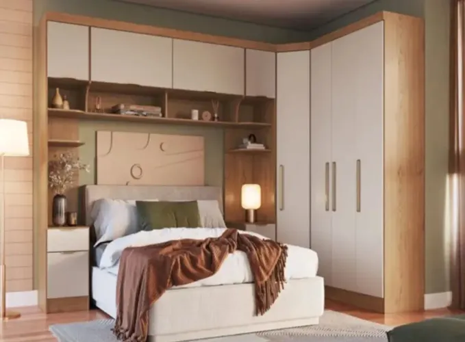 Quarto Modulado de Casal/Queen 6 Peças NOVO