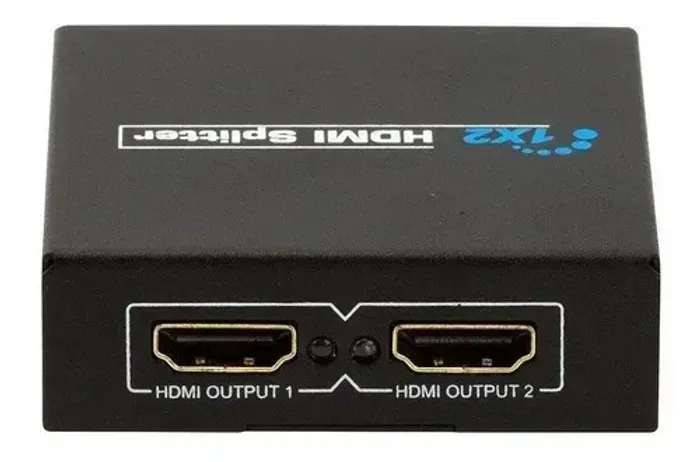 Splitter Hdmi 1x2 4k Adaptador Vídeo Amplificado 25m