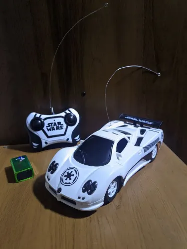 Carrinho Controle Remoto Star Wars Stormtrooper Explorer Disney (Com Caixa)