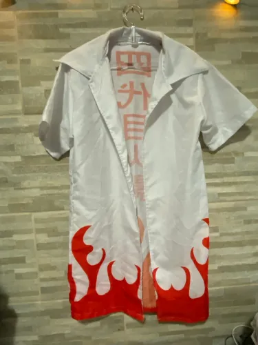 Capa manto Hokage Naruto Shippuden tamanho P adulto