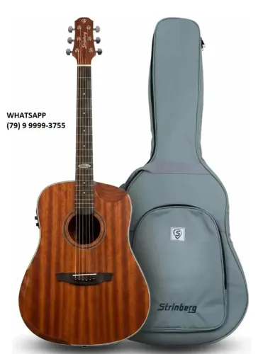 Violão Strinberg Galaxy com Efeitos + Capa Bag + Correia + Cabo