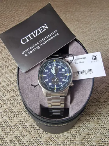 Citizen Eco Drive Aviator Novo