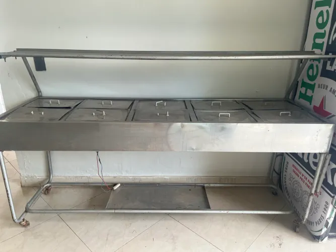 Buffet térmico 10 Cubas