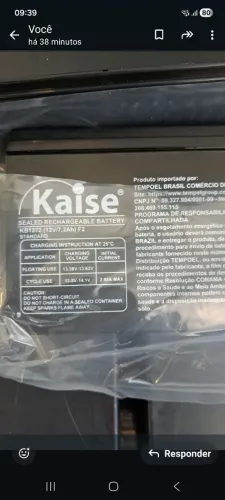 Baterias novas para nobreaks 