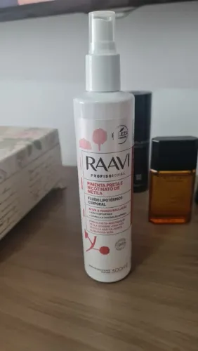 Fluído Lipotermico Termoativo Pimenta Preta Raavi 300ml