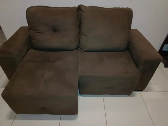 Sofá dois lugares retrátil