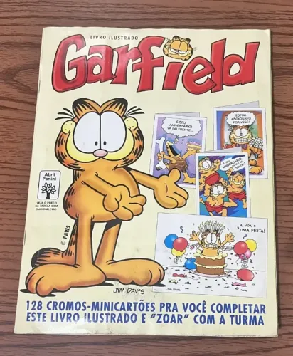 Garfield - Álbum De Figurinhas Abril / Panini - Completo
