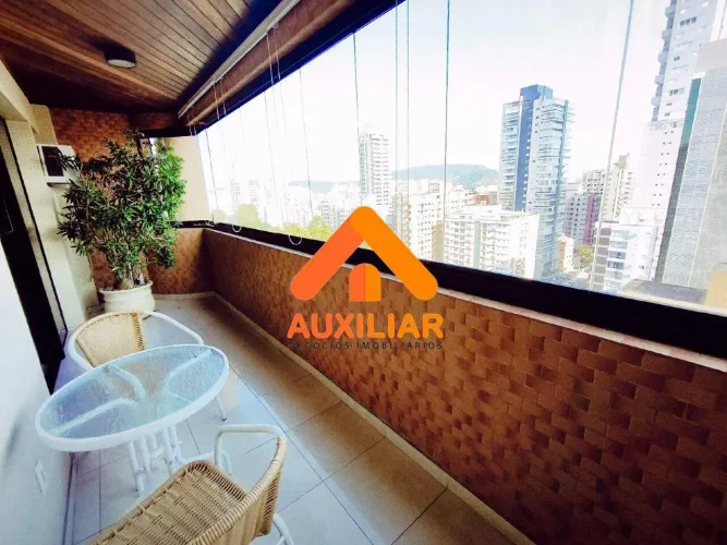 Apartamento à venda em Santos (Aparecida) | 3 dorm (1 suíte) | 2 vagas | Vista Mar