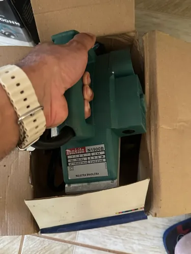 Plaina Elétrica Makita N1900B 110V 500W Original + Caixa