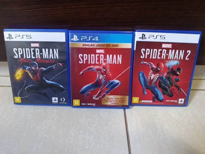 Jogos ps5 - coleção spider man