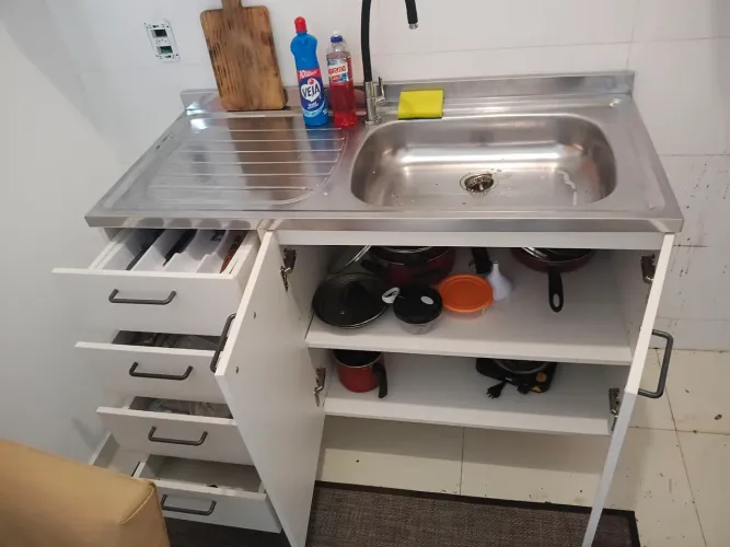 Jogo de cozinha flutuante completo