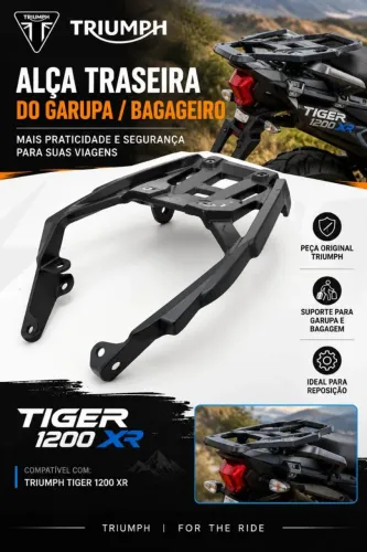 Alça traseira do garupa / bagageiro 