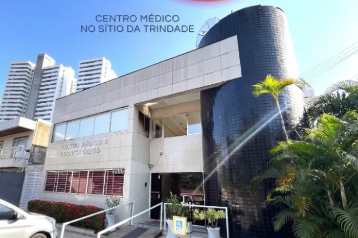 Sala odontológico em centro médico no sitio da trindade