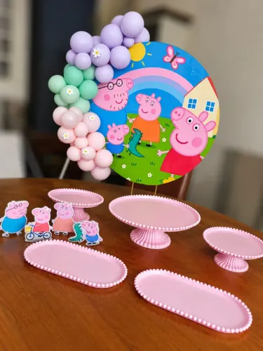 Mini Festa na Mesa | Decoração de Aniversário | Decorações Pegue e Monte | Aluguel Eventos