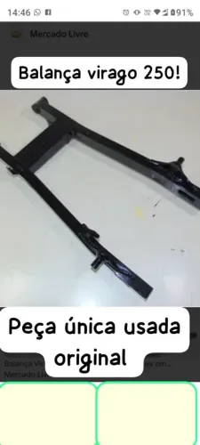 Quadro elástico virago 250 o mesmo que  ( Balança ) 