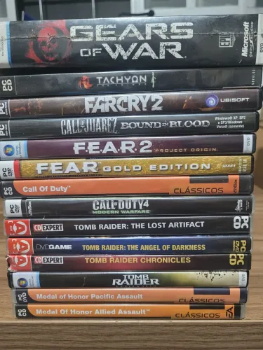 Lote com 14 jogos para PC TODOS ORIGINAIS