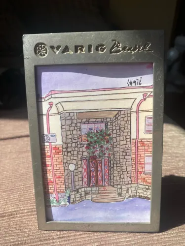Porta-Retrato Antigo Varig Brasil - Vintage / Colecionável