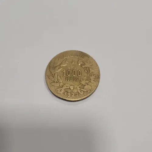 Moeda Antiga - 1000 Réis Brasil 1927