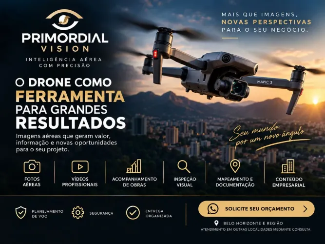 Imagens aéreas com Drone para redes sociais da sua loja