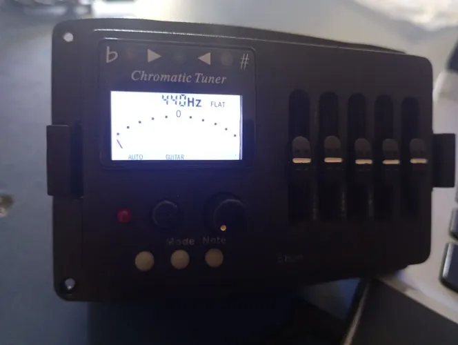 Pré amp, circuito ativo TEQ-5, para violão (captador)